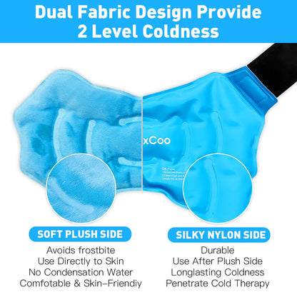 Adjustable neoprene straps on RelaxCoo ankle ice wrap