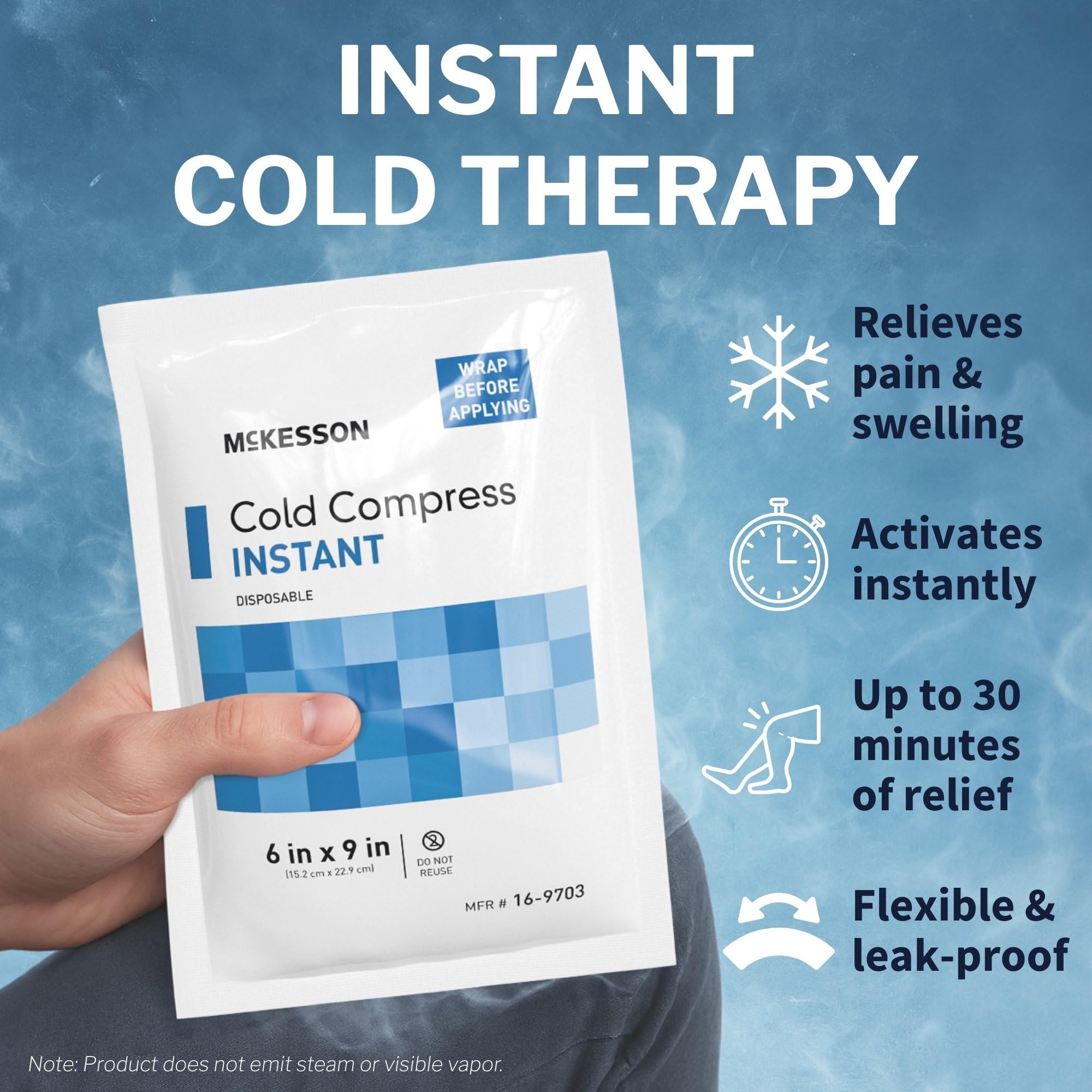 McKesson 24 pack instant ice compress box
