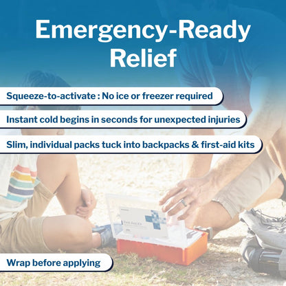 Activating McKesson instant cold pack for muscle relief