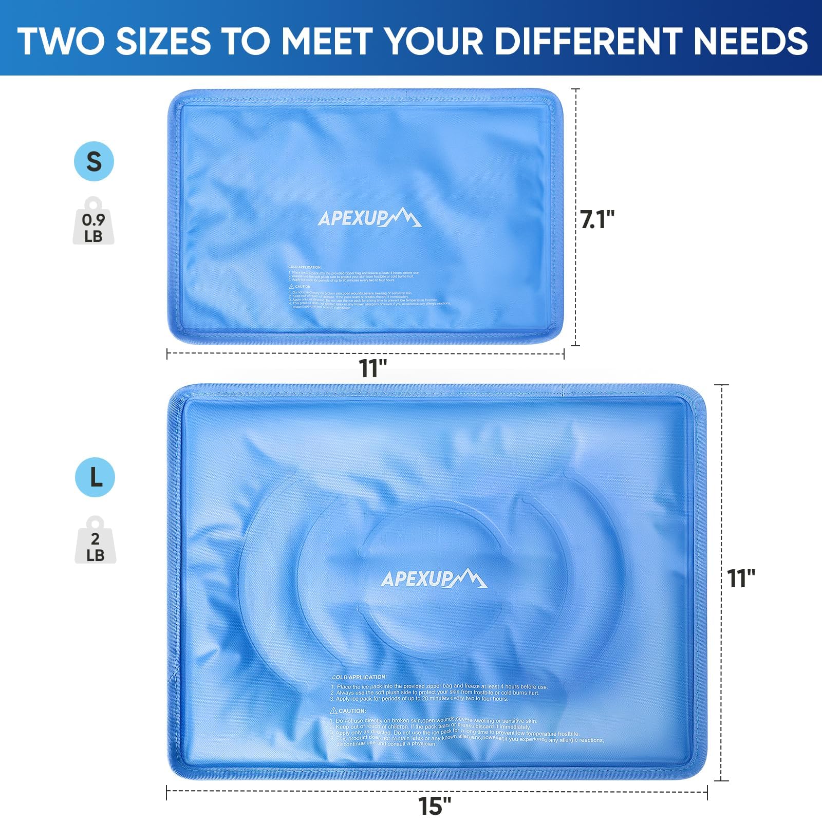 Hot and cold therapy pack demonstrated on a shoulder