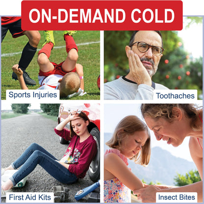 Sport Temp ice pack size comparison 7x5 inches