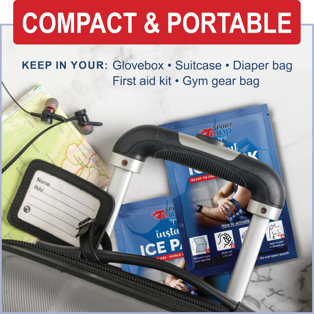 Sport Temp 8 pack bundle for first aid kits