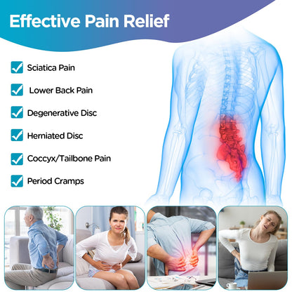 Comfytemp lumbar support brace with gel packs