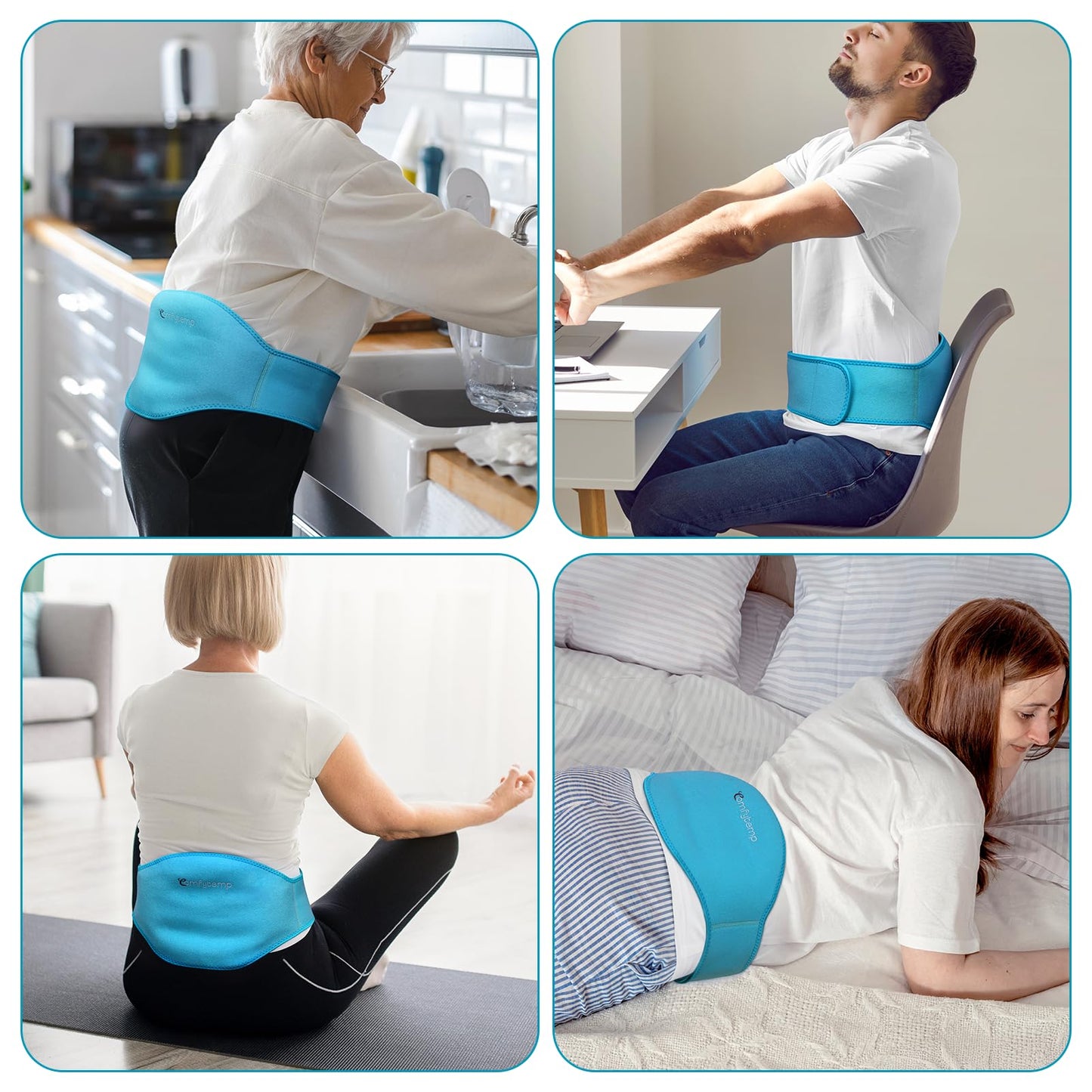 Side view of Comfytemp sciatica pain relief brace