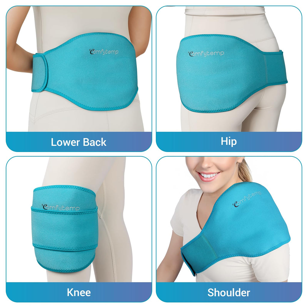 Comfytemp back brace showing inner mesh lining