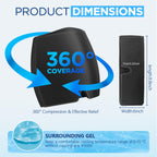 Hesee Migraine Relief Cap shown in freezer for cold therapy application