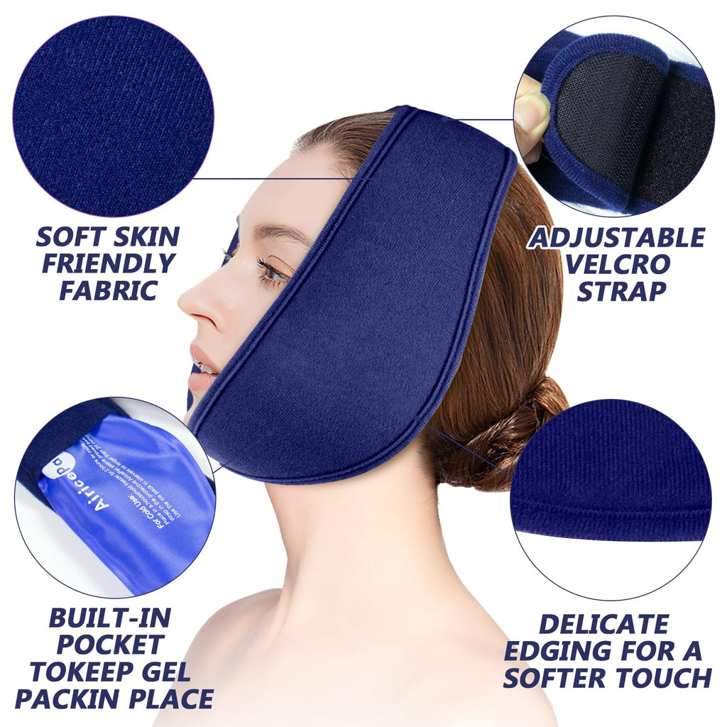 AiricePac cold therapy wrap for TMJ and dental surgery