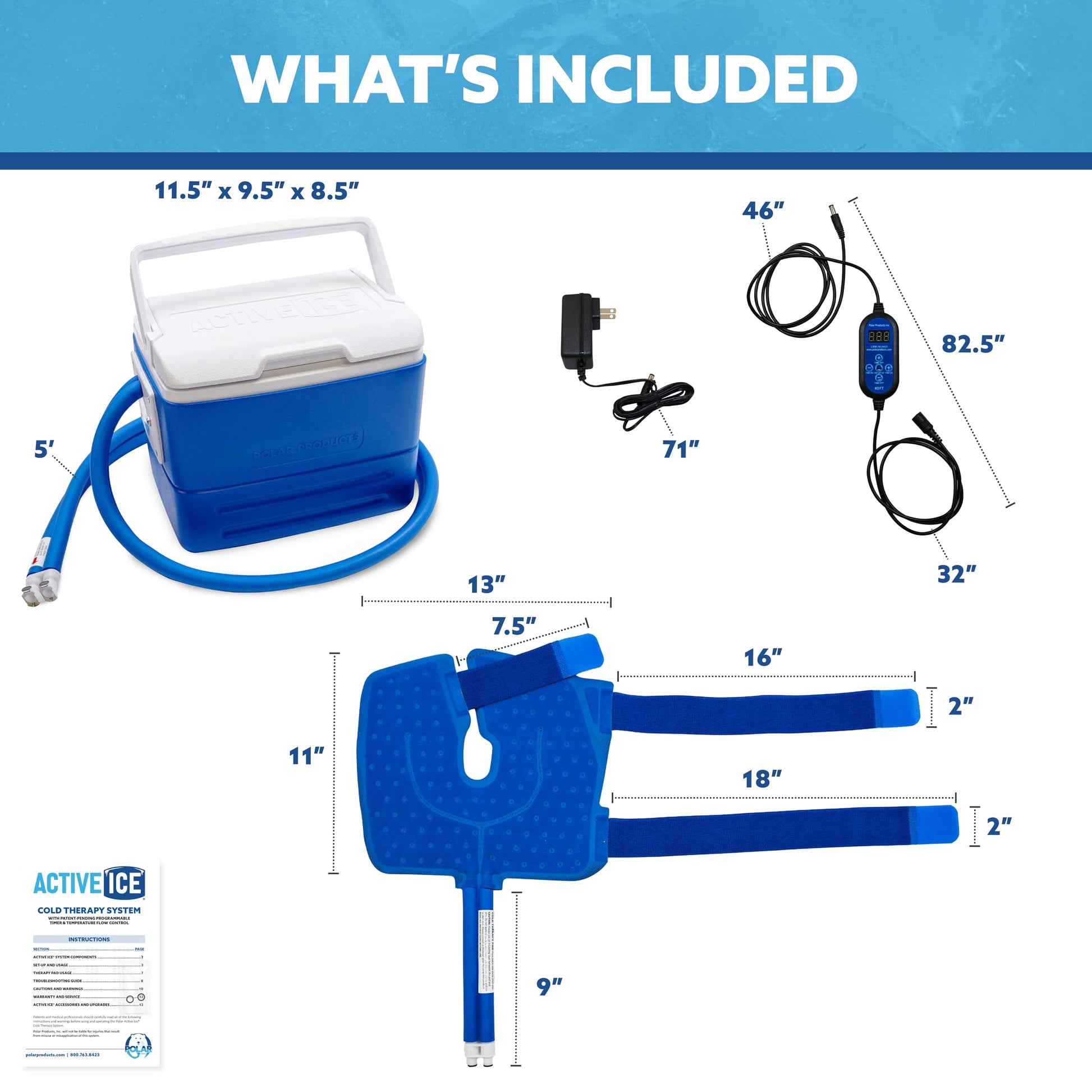 Polar Products Active Ice 3.0 cooling reservoir with digital timer