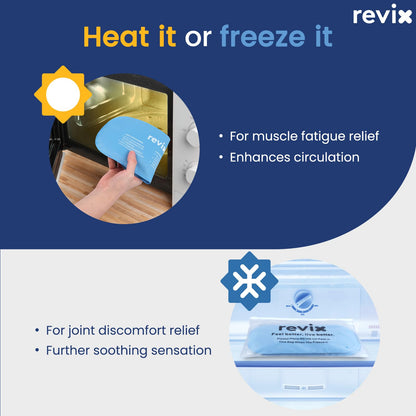 Revix ice pack secure strap mechanism and pouch detail