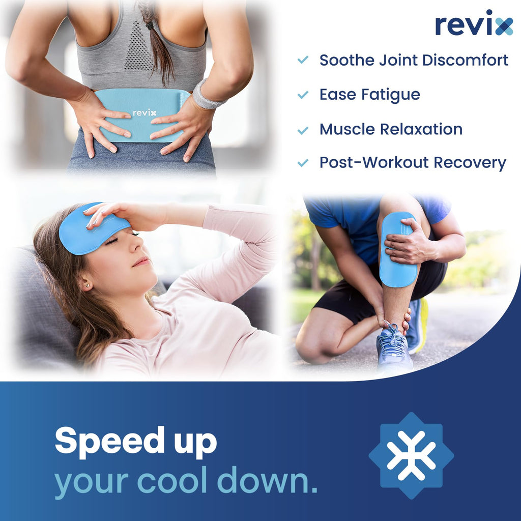 Revix therapy pack applied to lower back for comfort