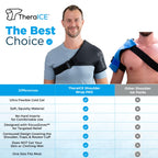 Reusable compression shoulder wrap for men and women