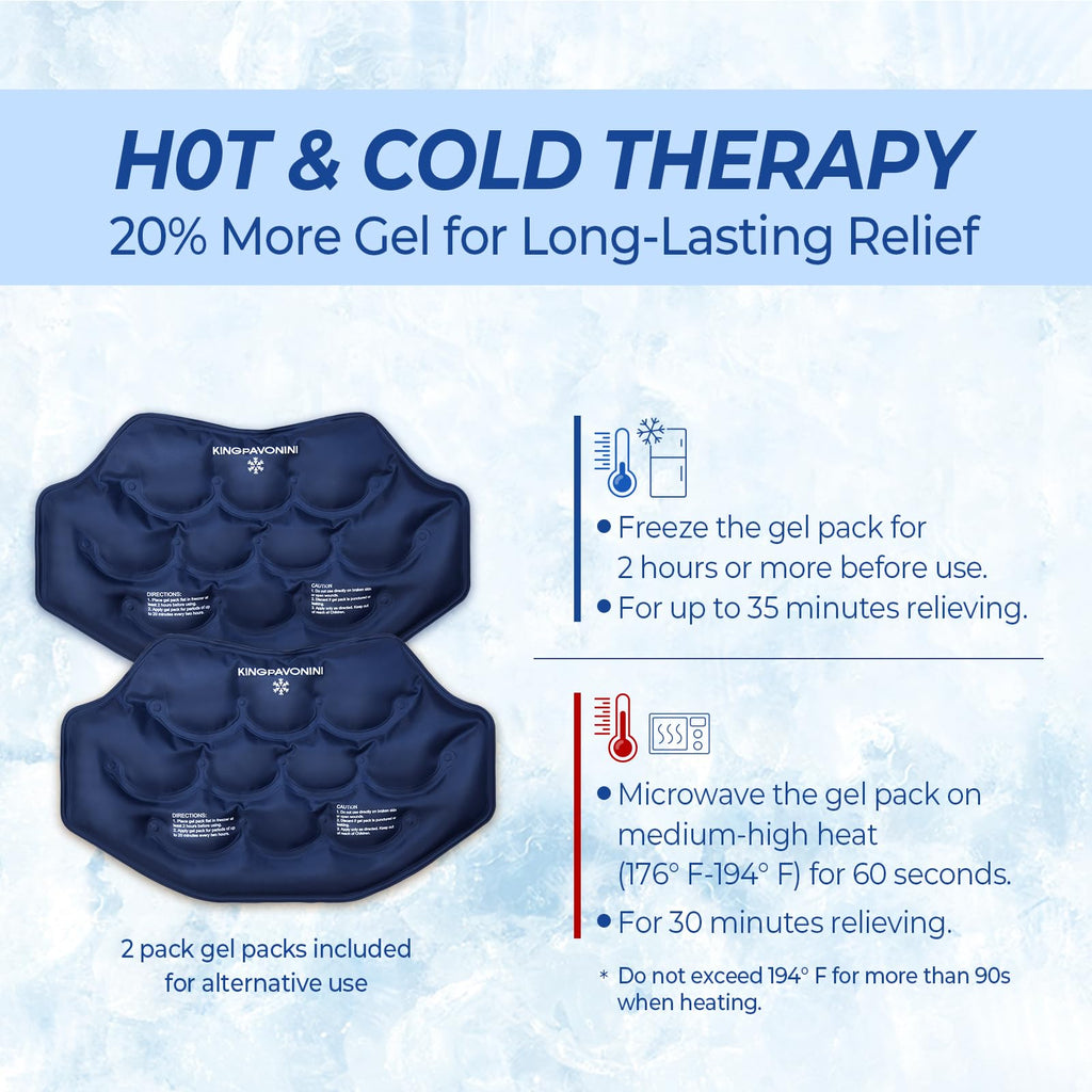KingPavonini ice pack for lower back pain side profile