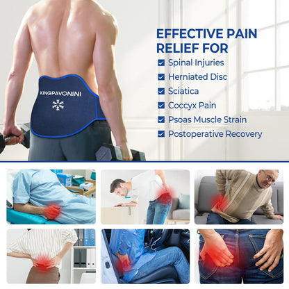 KingPavonini back wrap with extension strap for large waist