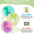 Compact size of Hilph dinosaur ice packs for small hands