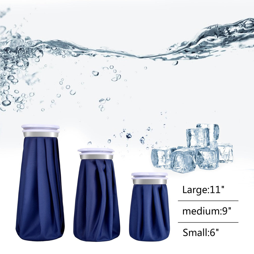 Detail of leak proof screw cap on Elitehood ice bag