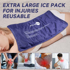 AiricePac cold pack showing flexible material and plush side