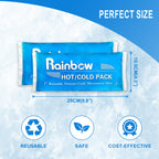 Gel ice pack being removed from freezer for cold compress