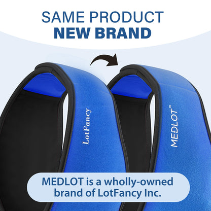 Four reusable gel packs included with LotFancy face wrap