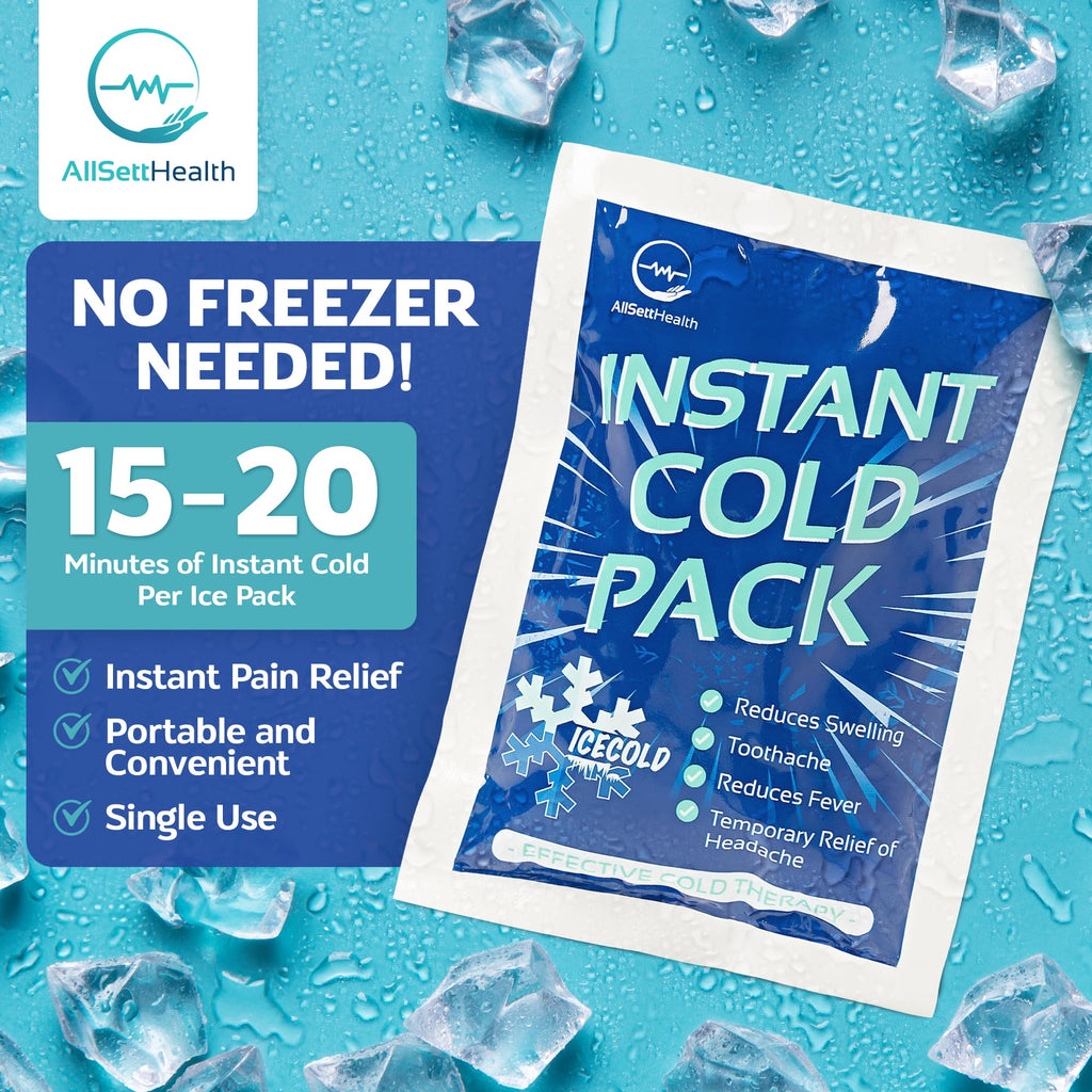AllSett Health instant ice pack activation instructions
