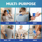Flexible cold compress for muscle pain reduction