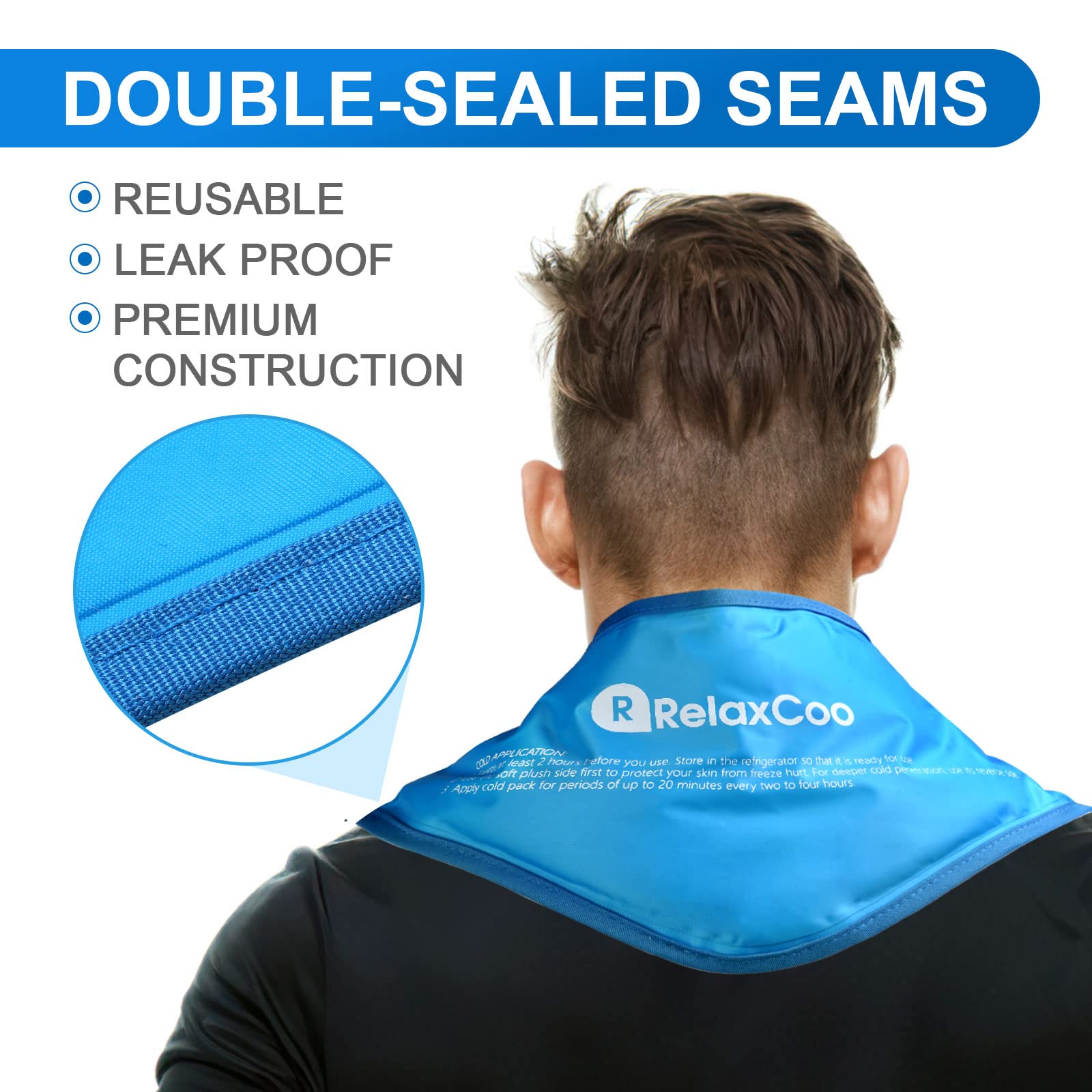 RelaxCoo ice pack nylon side for intense cold therapy