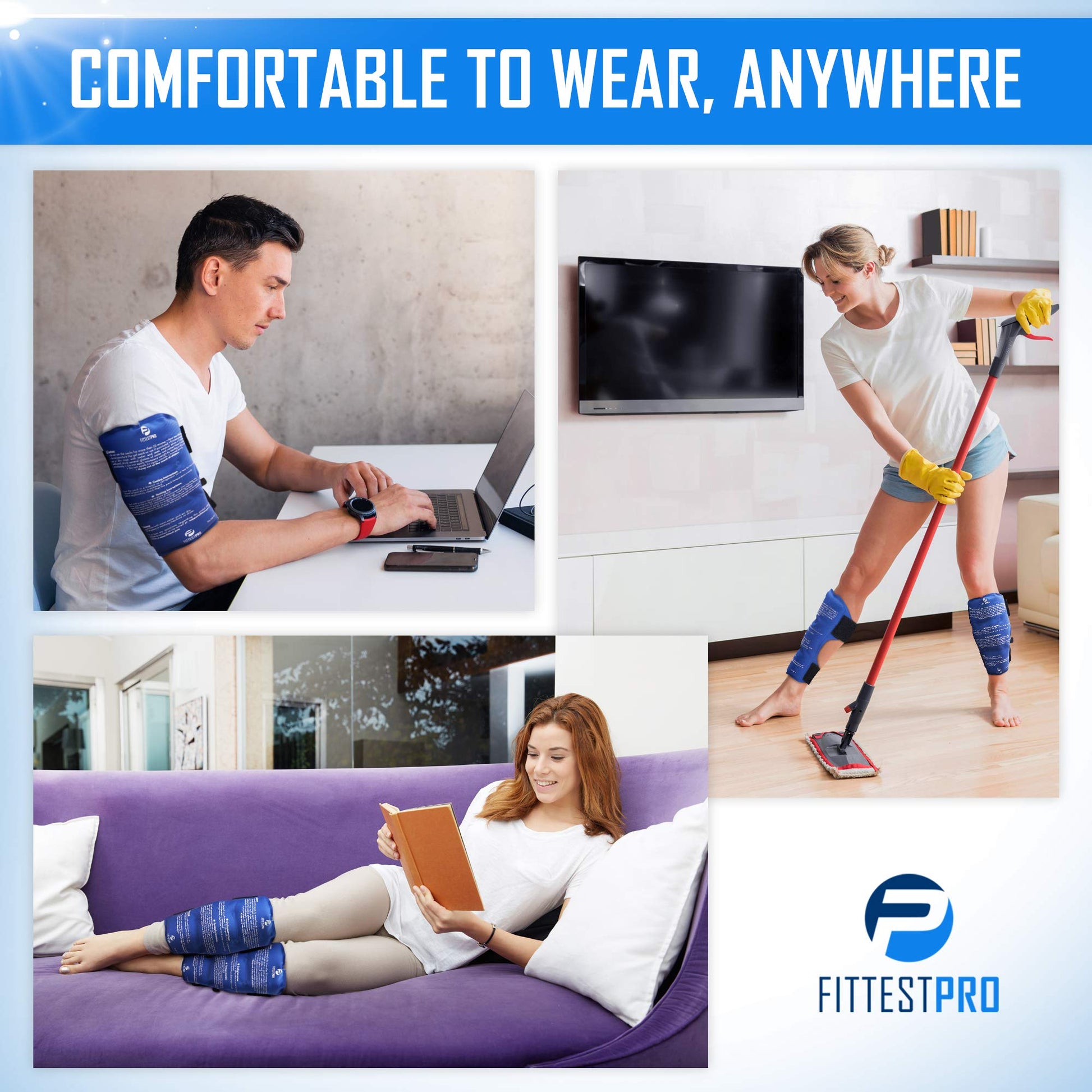 Fittest Pro shin splint recovery kit packaging