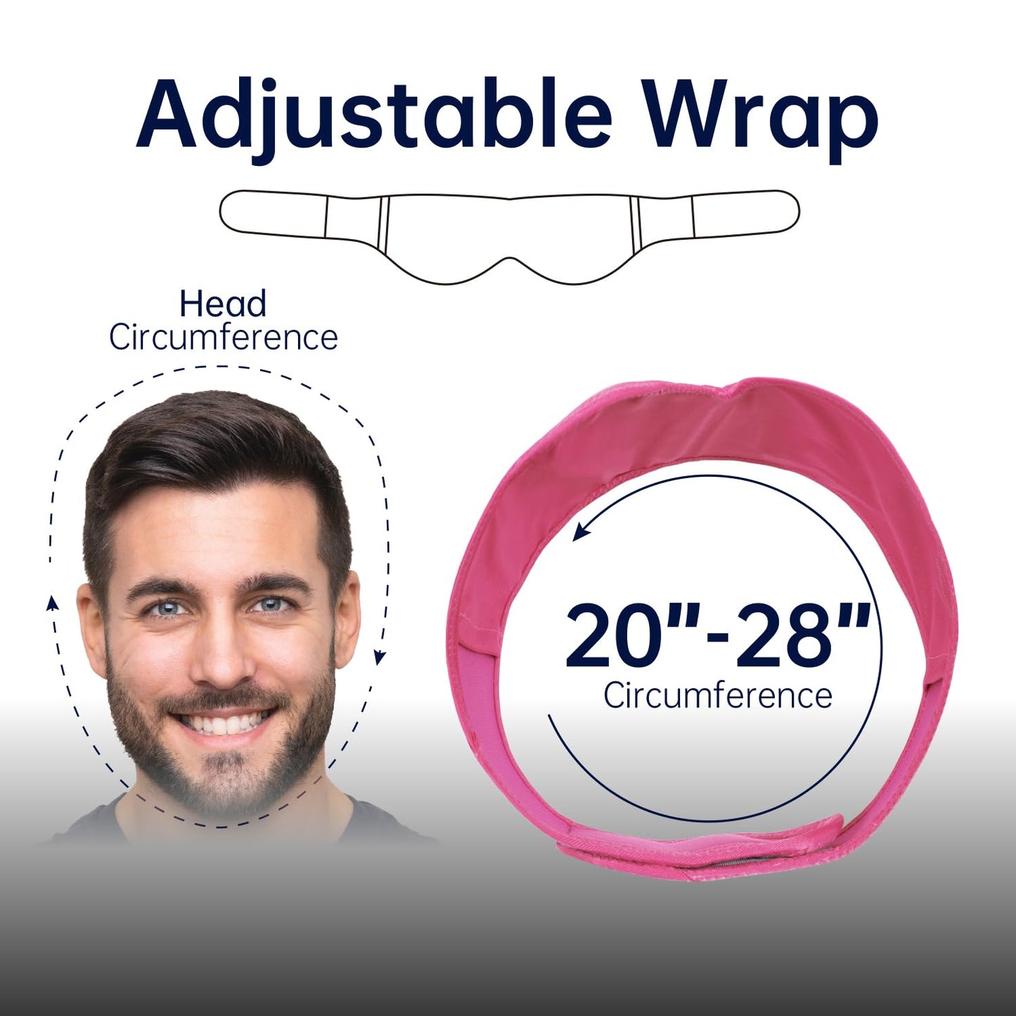 Hands-free recovery wrap for post-oral surgery pain