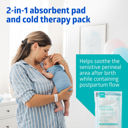 Medline postpartum ice pack pad dimensions view