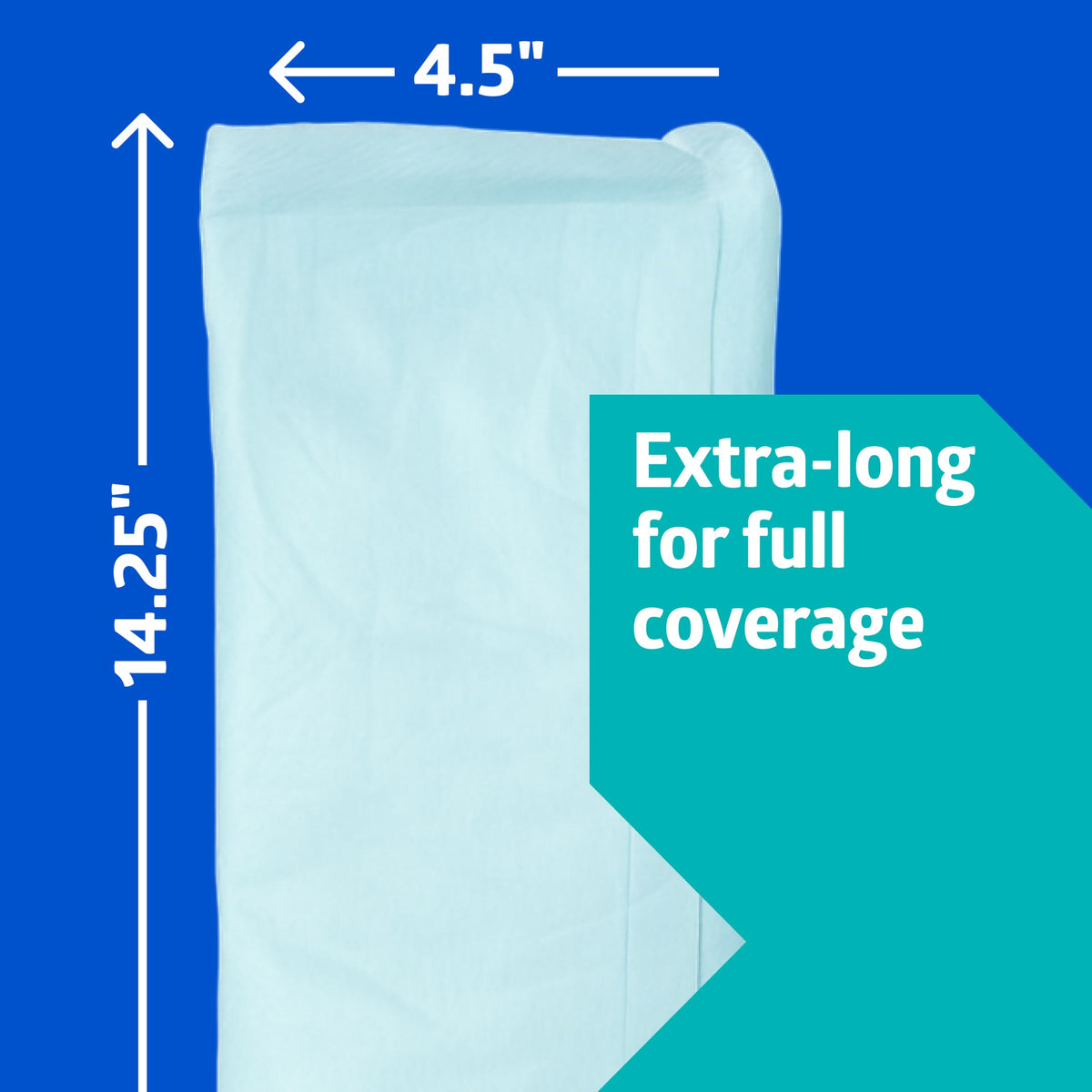 Close up of Medline 2-in-1 perineal cold pack design