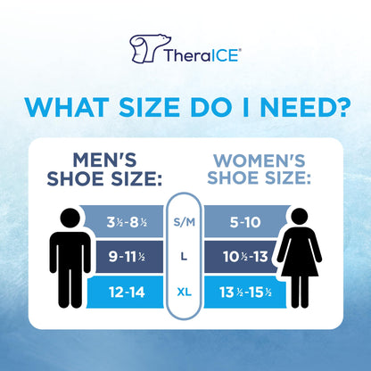TheraICE reusable gel pack sleeve for plantar fasciitis