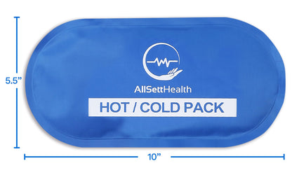 AllSett Health gel pack used as a cooling insert for a lunch bag