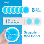 Newgo ice pack with protective cloth backing