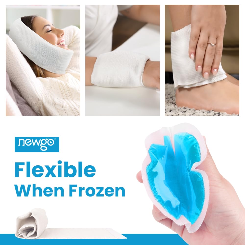 Newgo reusable hot and cold therapy pack set