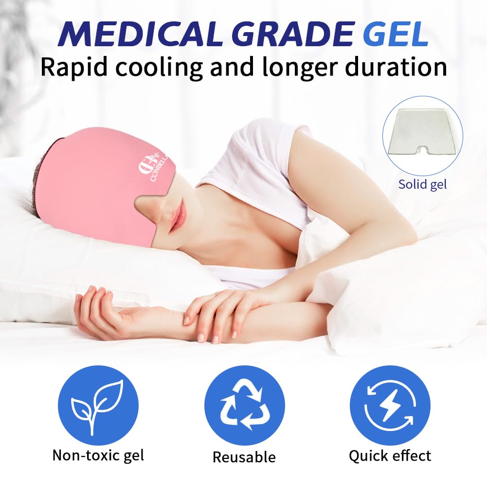 Conbella relief mask used as a blackout sleep eye mask