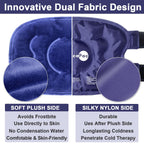 Side view of AiricePac ice pack with plush lining