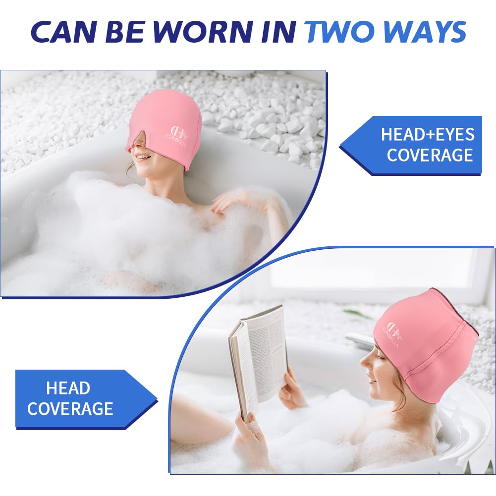 Conbella migraine relief cap packaging and product