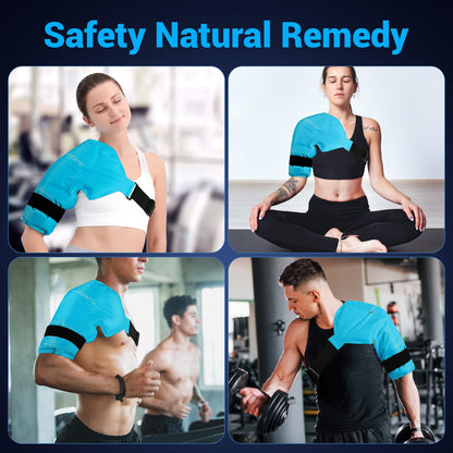 Comfytemp cold therapy wrap packaging and contents