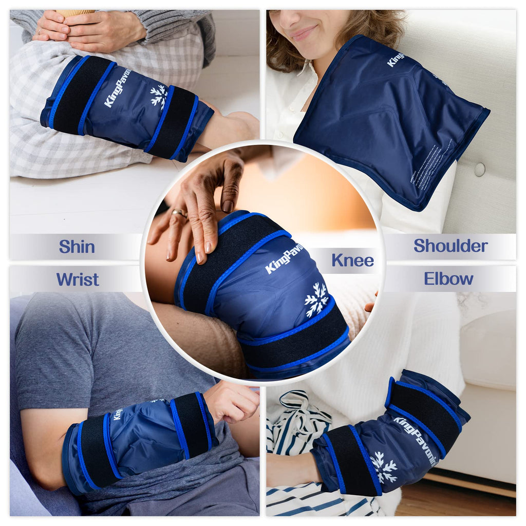 KingPavonini XXL cold therapy wrap on a shoulder