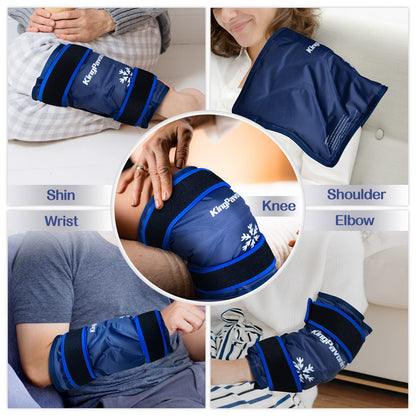 KingPavonini XXL cold therapy wrap on a shoulder