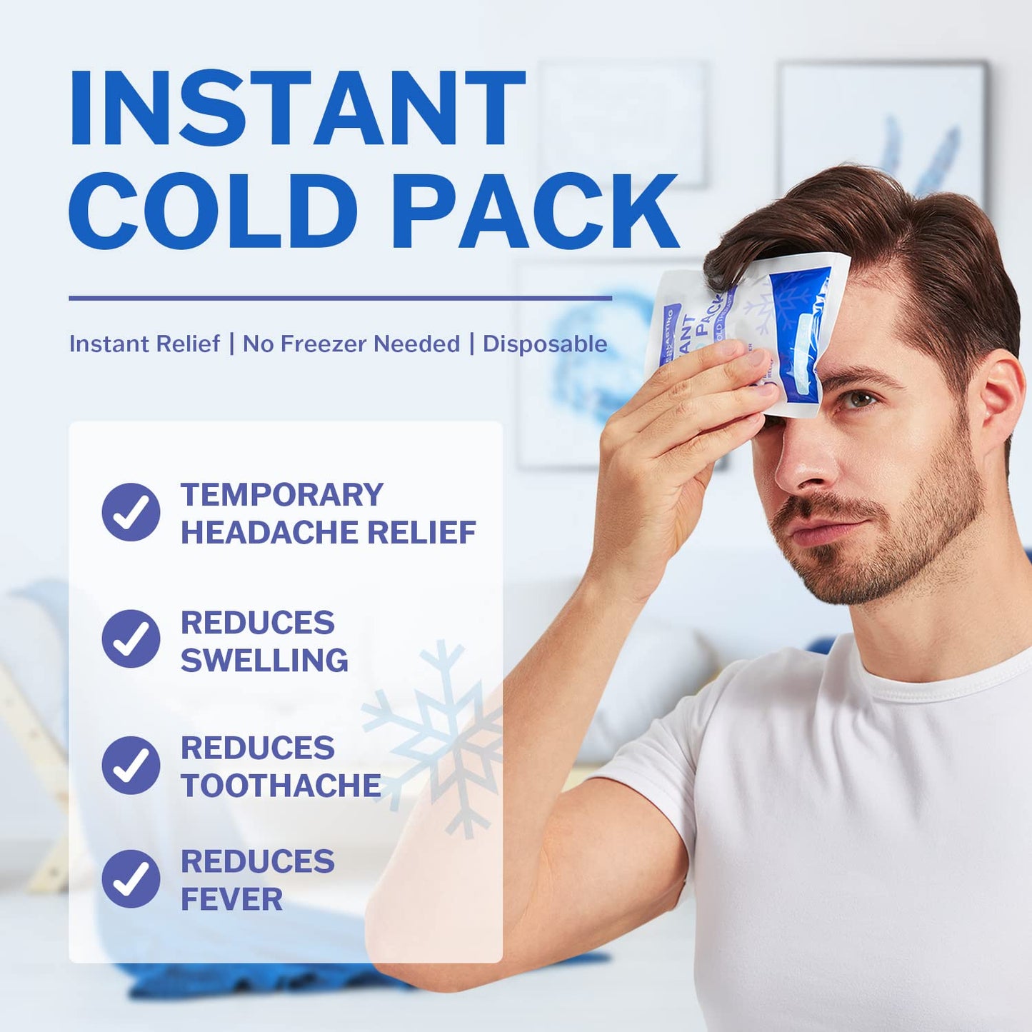 Everlasting Ice Rx disposable cold compress for sports injuries