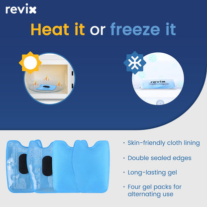 Close up of Revix ice pack gel insert pocket design