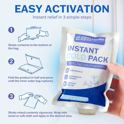 Everlasting Ice Rx portable instant ice packs in box