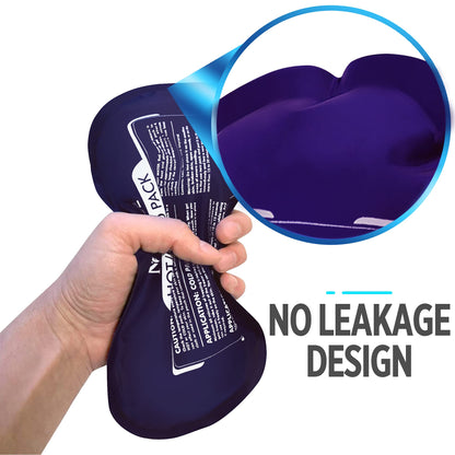 Medvice ice pack set showing three components
