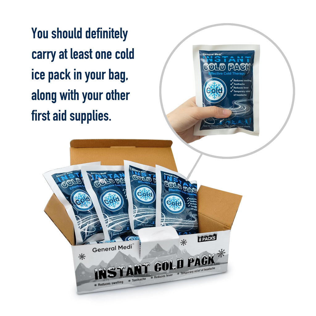 How to activate General Medi instant cold pack by squeezing