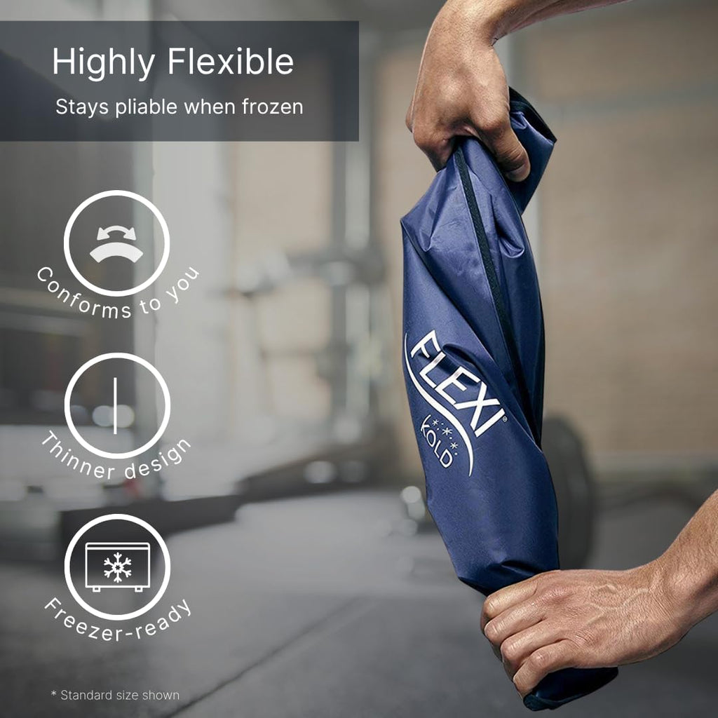 Blue nylon exterior of NatraCure gel pad