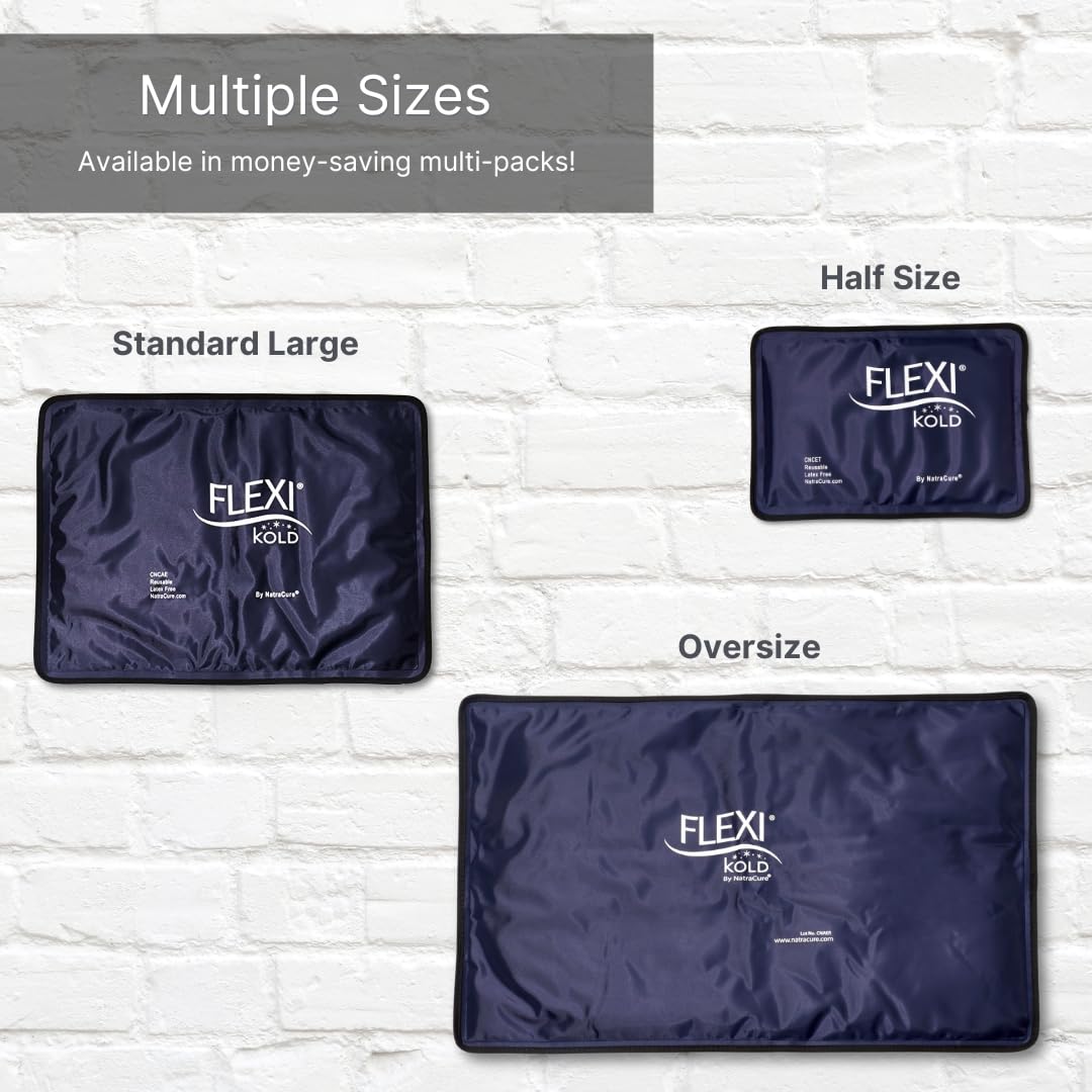 NatraCure gel pack packaging and dimensions