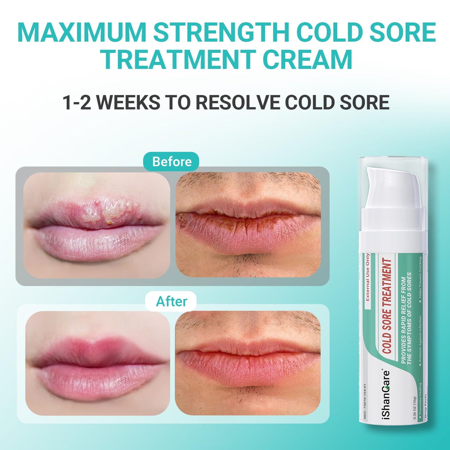 Ishancare lip treatment cream texture visual on sensitive skin