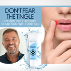 Next Leap clear lysine serum texture showing a non-greasy premium skincare formula