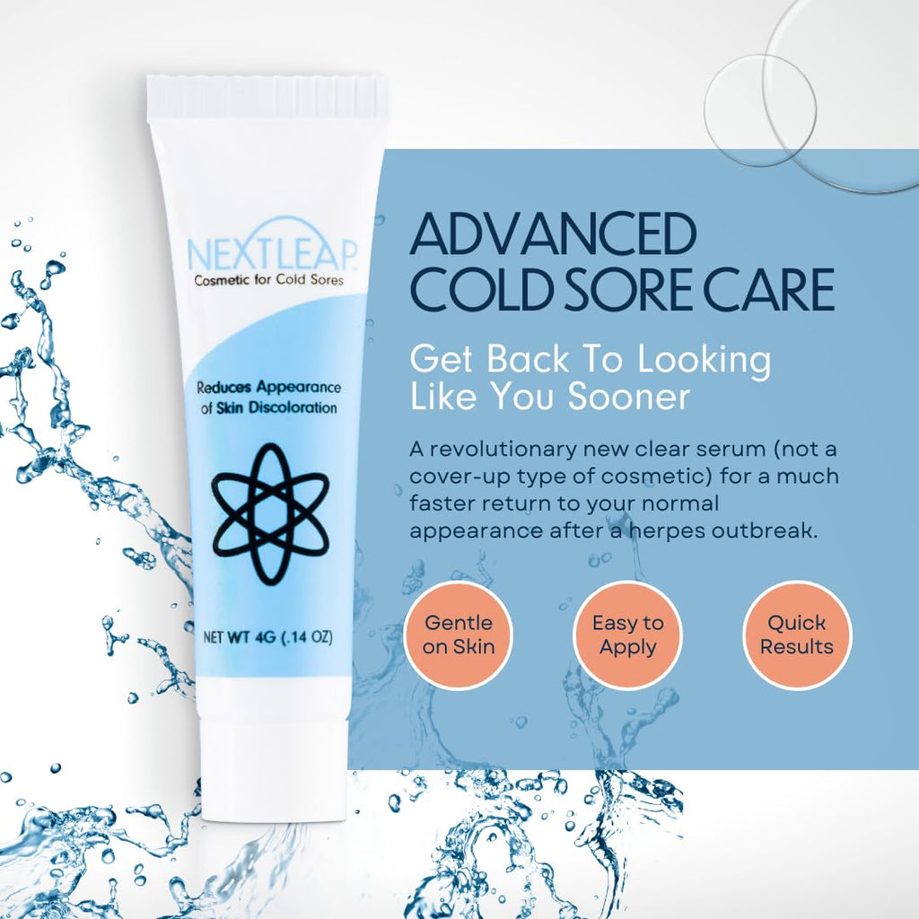 Next Leap tranexamic acid gel being applied discretely onto lips for skin recovery