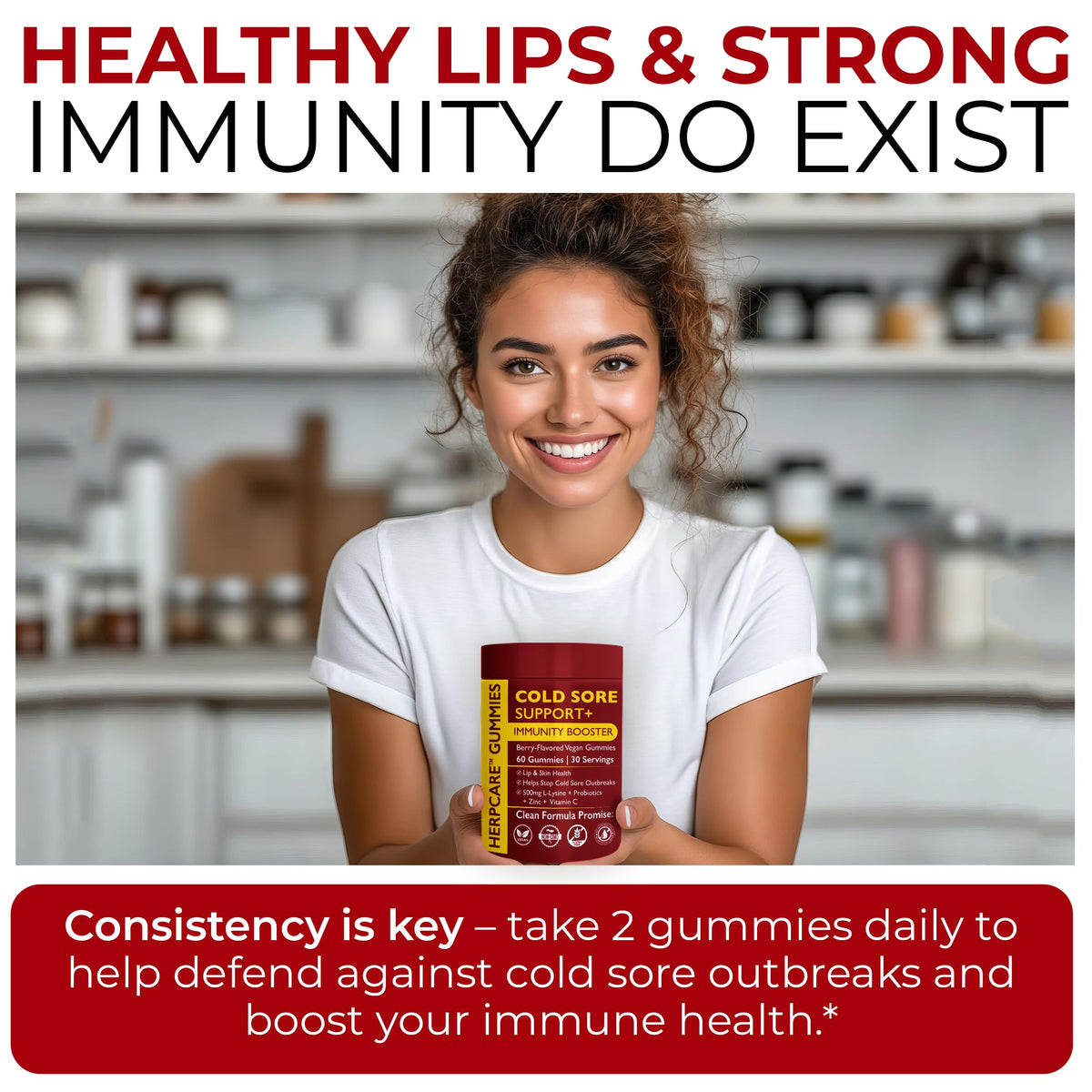Terramed immune booster gummies showing texture and berry natural coloring.